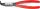 KNIPEX Seegergyűrű fogó belső-hajlított BH 90°, PVC nyél J11 130mm, 12-25mm, polírozott fej 4421 J11