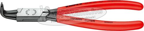 KNIPEX Seegergyűrű fogó belső-hajlított BH 90°, PVC nyél J11 130mm, 12-25mm, polírozott fej 4421 J11