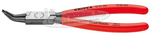 KNIPEX Seegergyűrű fogó belső-hajlított BH 45°, PVC nyél J02 140mm, 8-13mm, polírozott fej 4431 J02