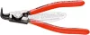 KNIPEX Seegergyűrű fogó külső-hajlított KH 90°, PVC nyél A21 170mm, 19-60mm, polírozott fej 4621 A21