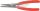 KNIPEX Seegergyűrű fogó, precíziós külső-egyenes KE, PVC nyél A1 140mm, 10-25mm 4911 A1