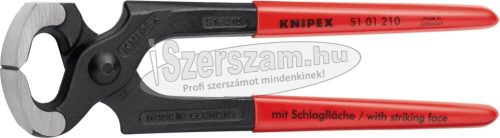 KNIPEX Harapófogó, ütőfelülettel, PVC nyél 210mm 5 101 210