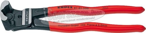KNIPEX Csapszeg-homlokcsípő fogó, PVC nyél 200mm/1,0-6mm 6 101 200