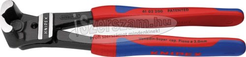 KNIPEX Csapszeg-homlokcsípő fogó, kétkomponensű nyél 200mm/1,0-6mm 6 102 200