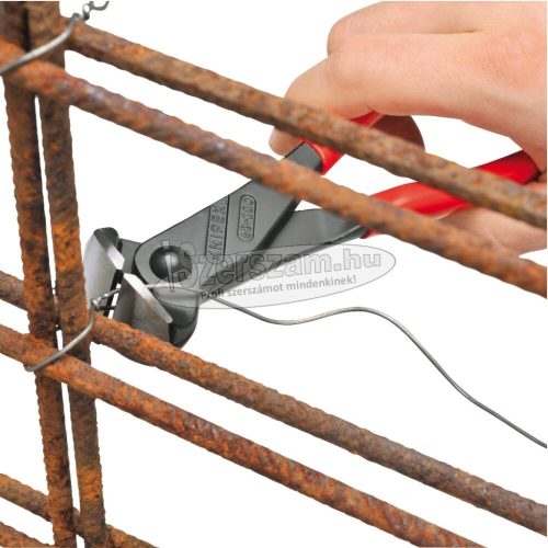 KNIPEX homlokcsípő fogó, polírozott, PVC nyél