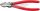 KNIPEX oldalcsípő fogó, polírozott, PVC nyél 110mm/1,2-3mm 7 001 110