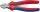 KNIPEX oldalcsípő fogó polírozott, kétkomponensű nyél 140mm/1,8-4mm 7 002 140