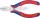 KNIPEX oldalcsípő fogó, krómozott, kétkomponensű nyél 110mm/1,2-3mm, rugóval 7 015 110