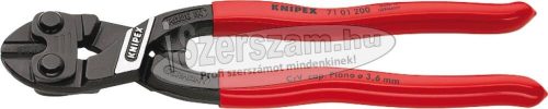 KNIPEX Kompakt csapszegvágó, CoBolt, PVC nyél Form0 250mm/3,8-5,6mm 7 101 250