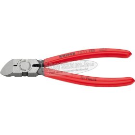  KNIPEX oldalcsípő fogó, műanyaghoz, PVC nyél 160mm 7 201 160
