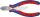 KNIPEX oldalcsípő fogó, műanyaghoz, kétkomponensű nyél 125mm 7 202 125