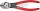 KNIPEX oldalcsípő fogó TwinForce, polírozott, PVC nyél 180mm/3,0-5,5mm 7 371 180