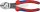 KNIPEX oldalcsípő fogó TwinForce, polírozott, kétkomponensű nyél 180mm/3,0-5,5mm 7 372 180