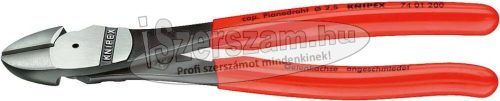 KNIPEX oldalcsípő fogó erő, polírozott, PVC nyél 140mm/1,5-3,1mm 7 401 140