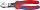 KNIPEX oldalcsípő fogó erő, polírozott 180mm/2,2-3,8mm, kétkomponensű nyél 7 412 180