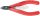 KNIPEX Elektronikai oldalcsípő fogó keskeny 125mm/0,2-1,3mm, barnított fej 7 512 125