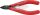 KNIPEX Elektronikai oldalcsípő fogó keskeny 125mm/0,2-1,3mm, barnított fej 7 522 125