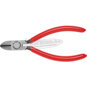 KNIPEX Elektronikai oldalcsípő fogó, PVC nyél 125mm