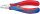KNIPEX Elektronikai oldalcsípő fogó, tükörpolír 130mm/0,3-2mm, kerek fej 7 702 130