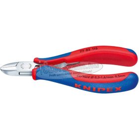 KNIPEX Elektronikai oldalcsípő fogó, tükörpolír