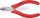 KNIPEX oldalcsípő fogó, polírozott, PVC nyél 110mm/1,2-3mm, rugóval 70 11 110
