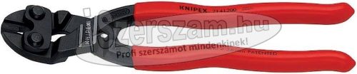 KNIPEX Kompakt csapszegvágó, CoBolt, PVC nyél 200mm/3,6-6mm, 20° fej 7141200