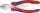KNIPEX oldalcsípő fogó X-Cut, krómozott, kétkomponensű nyél 160mm/2,2-4,8mm, leesés ellen biztosított 7305 160T 73 05 160 T