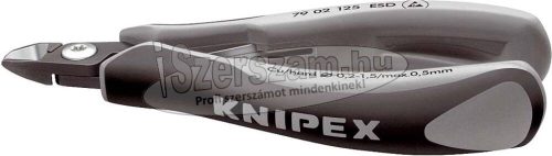 KNIPEX Elektronikai oldalcsípő fogó, precíziós, ESD