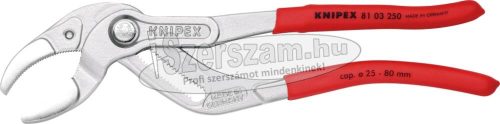 KNIPEX Szifonfogó, PVC nyél 250mm/25-80mm, barnított 8 101 250