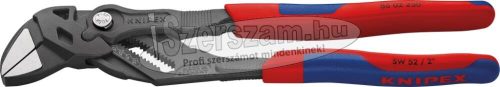 KNIPEX Fogókulcs, párhuzamos pofákkal, kétkomponensű nyél 180mm/40mm, barnított 8 602 180