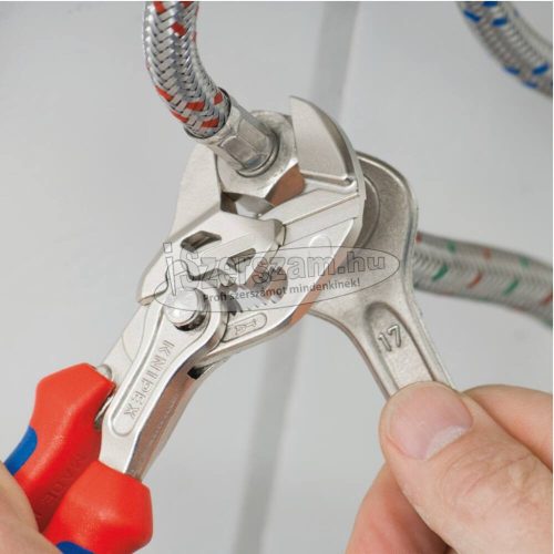 KNIPEX Fogókulcs, párhuzamos pofákkal, kétkomponensű nyél 250mm/52mm 8 605 250