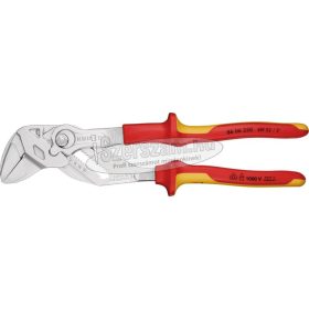   KNIPEX Szigetelt állítható fogókulcs, kétkomponensű nyél 1000V 250mm/52mm 8 606 250