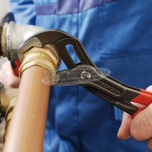 KNIPEX Autóvízpumpa fogó, Cobra, krómozott, kétkomponensű nyél 300mm/60mm, 2.3/4" 8 705 300