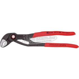   KNIPEX Autóvízpumpa fogó, Cobra QuickSet, PVC nyél 250mm/46mm 8 721 250
