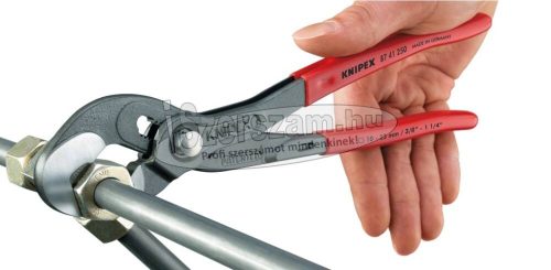 KNIPEX Csavaranya fogó, PVC nyél 250mm/10-32mm 8 741 250
