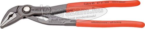 KNIPEX Autóvízpumpa fogó, Cobra, extra keskeny fej 250mm/42mm, PVC nyél 8 751 250