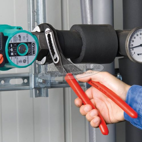 KNIPEX Autóvízpumpa fogó, Alligator, króm, kétkomponensű nyél 250mm/36mm 8 805 250