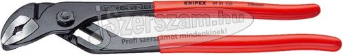 KNIPEX Autóvízpumpa fogó, polírozott fej, PVC nyél 250mm/36mm 8 901 250