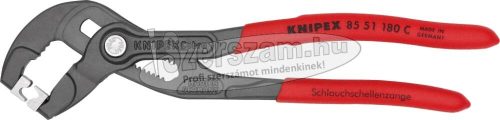 KNIPEX Tömlőbilincs fogó, Click bilincsekhez 180mm 8551 180C 85 51 180 C
