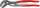 KNIPEX Tömlőbilincs fogó, füles bilincsekhez 250mm max:70mm, pozíció rögzítovel 8551 250AF 85 51 250 AF