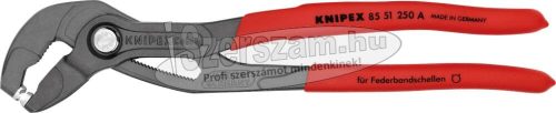 KNIPEX Tömlőbilincs fogó, füles bilincsekhez 250mm max:70mm, pozíció rögzítovel 8551 250AF 85 51 250 AF