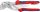 KNIPEX Fogókulcs, párhuzamos pofákkal, kétkomponensű nyél 250mm/52mm, leesés ellen biztosított 8605 250T 86 05 250 T