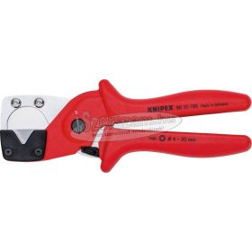   KNIPEX Csővágó olló, többrétegű és pneumatika tömlőkhöz 185mm/4-20mm 9 010 185