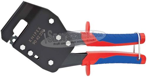 KNIPEX Gipszkarton vágó, hajlító fogó, kétkezes 250mm U és C profilhoz, 1,2mm-ig 9 042 250
