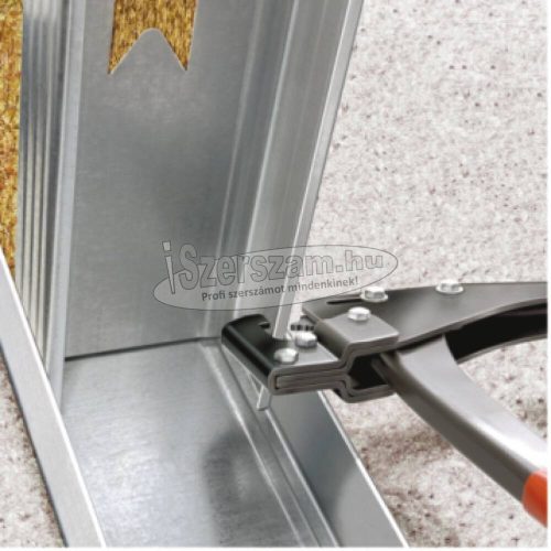 KNIPEX Gipszkarton vágó, hajlító fogó, kétkezes 340mm U és C profilhoz 9 042 340