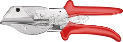 KNIPEX Gérvágó olló, műanyag és gumi lemezhez 215mm 45/60/75/90°-os vágásokhoz 9 435 215