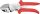 KNIPEX Kábelvágó olló, PVC nyél 200mm, d=25, csövek, tömlők, kötelek vágására 9 455 200
