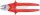 KNIPEX Szigetelt kábelvágó olló, mártott nyél 230mm, d=16/50mm² 9 506 230 1000V 95 06 230