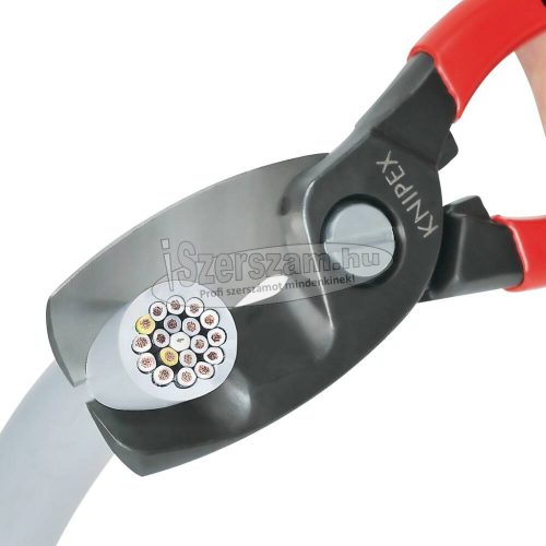 KNIPEX Kábelvágó olló, PVC nyél 200mm, d=20/70mm², AWG2/0 9 511 200