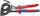 KNIPEX Kábelvágó olló, racsnis, kétkomponensű nyél 320mm, d=60/600mm², MCM1200 9 532 320